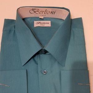 Berlioni Italy mens dress shirt 2XL